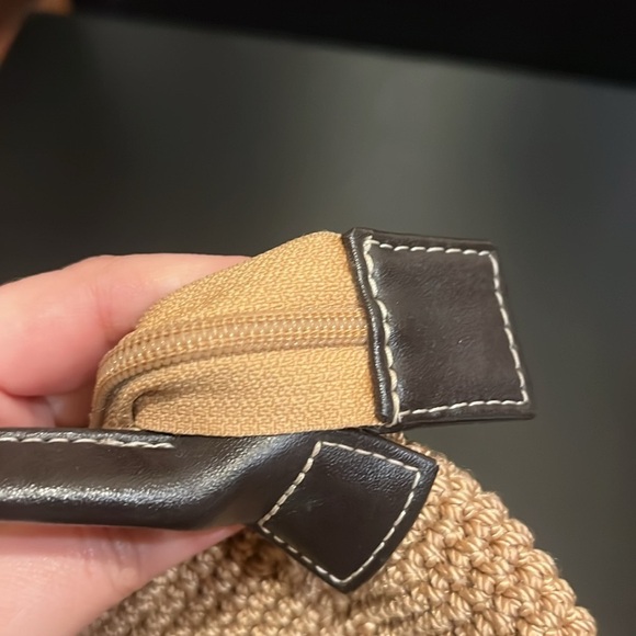 The Sak Woven Handbag in Tan and Brown - Picture 8 of 11